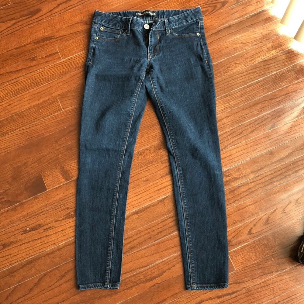 EXPRESS JEANS Dark Blue Stella Low Rise Legging